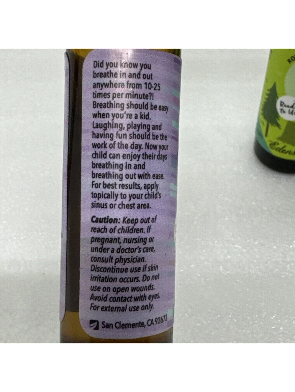 Lot Of 6 Edens Garden Roll On Essential Oils Pollen Buster Germ Ease Sleepy Time